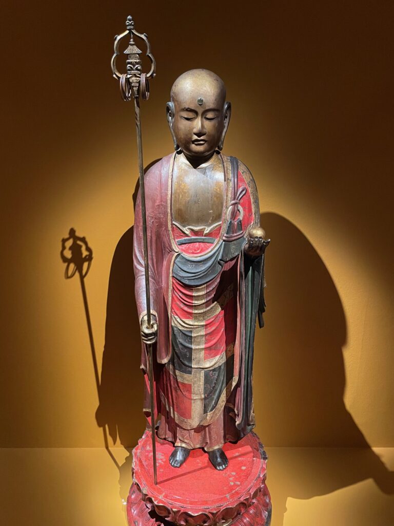 Jizo aux vêtements rouges (Japon, époque Edo, XVIIIE siècle)